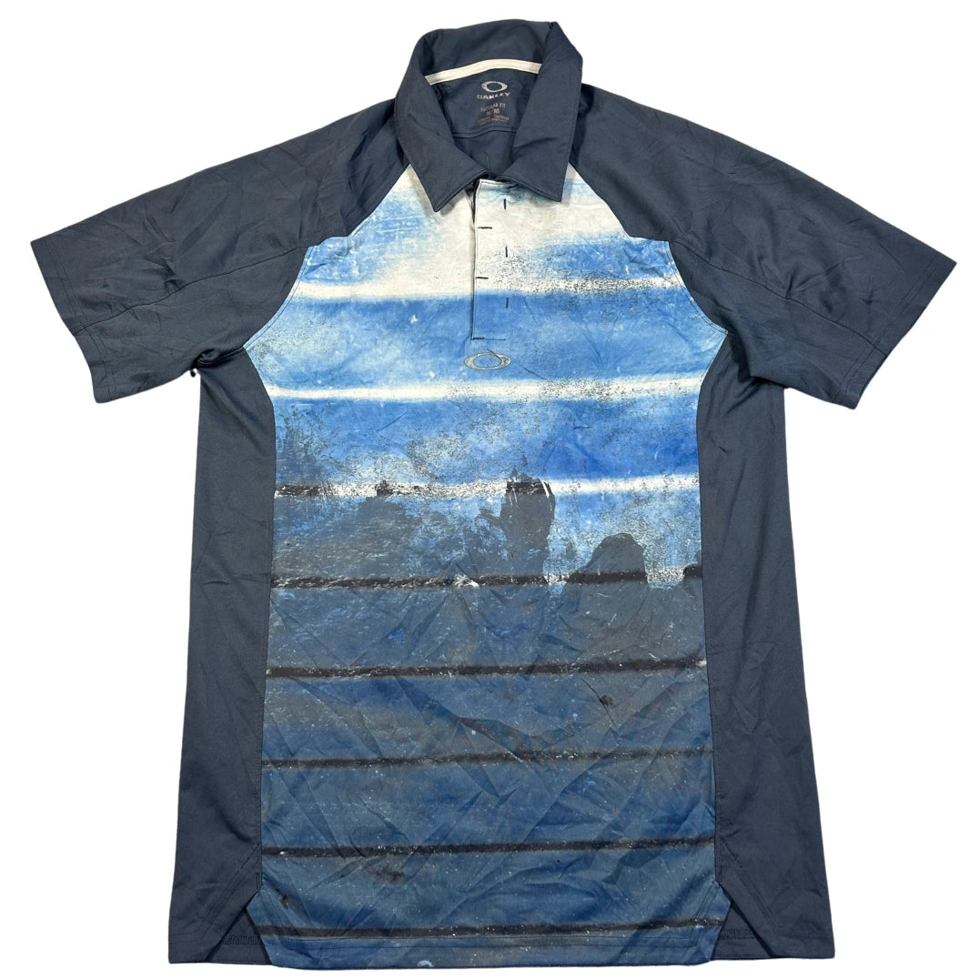 Oakley® Blue Polo Graphic-M