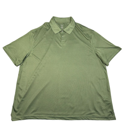 Haggar® Olive Polo Textured-2XL