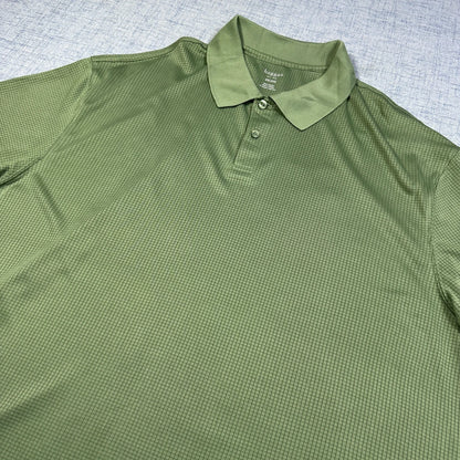 Haggar® Olive Polo Textured-2XL