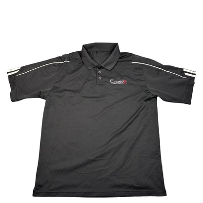Adidas® Black Polo Contrast Trim