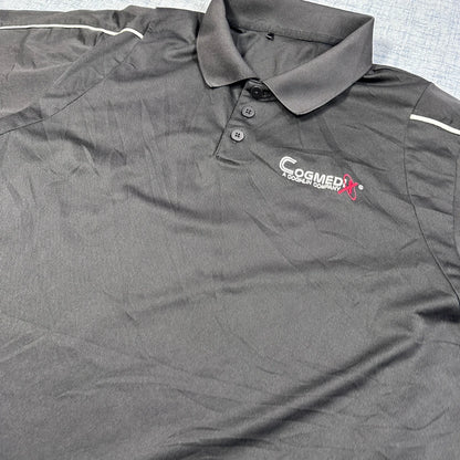 Adidas® Black Polo Contrast Trim