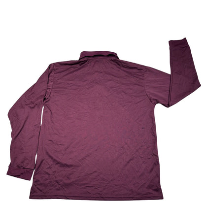 iD Workwear® Maroon Polo Longsleeve-XL
