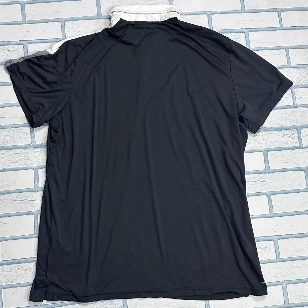 Nike Dri-Fit Polo Shirt for Men in Black and White.