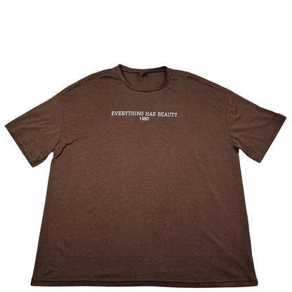 SHEIN® Brown Graphic T Shirt-L