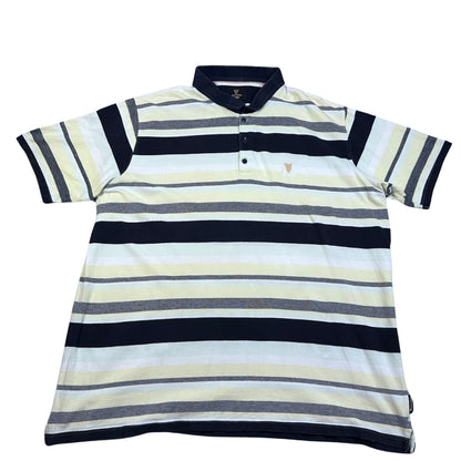Guinness® Navy Polo Shirt Striped-3XL