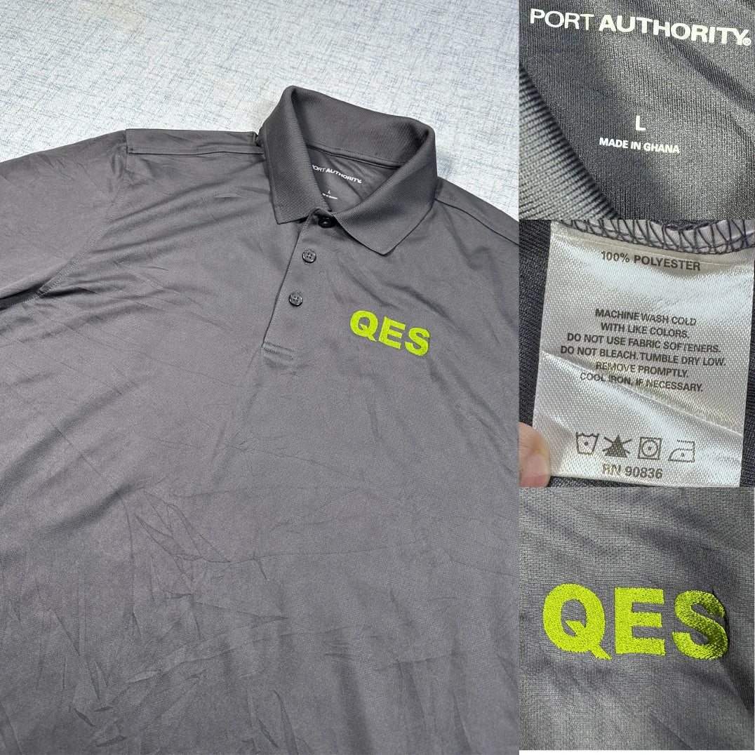 Port Authority® Grey Polo Shirt QES-L