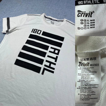 Crivit® White Athletic T Shirt-XL