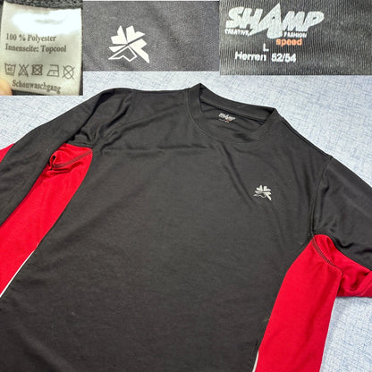 SHAMP® Black Sports Top Contrast-L