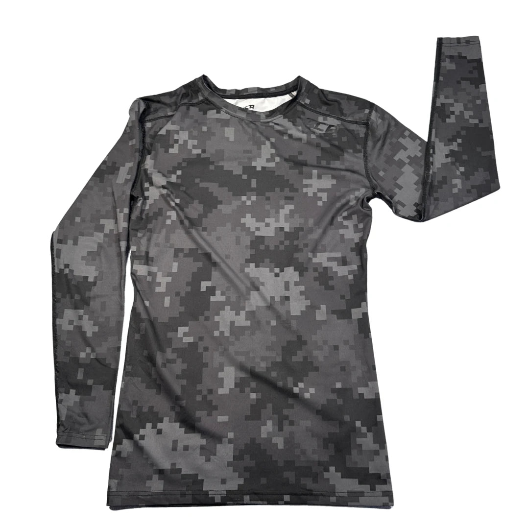 Tca®Grey Compression Top Camo-L