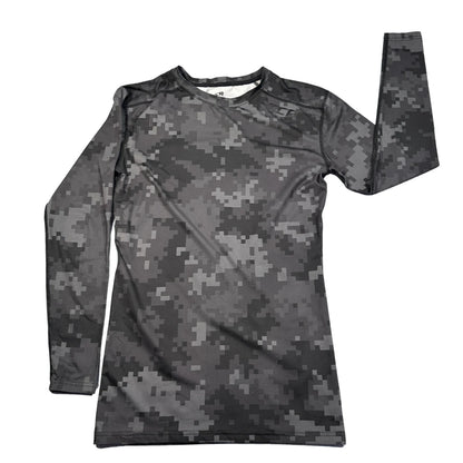 Tca®Grey Compression Top Camo-L