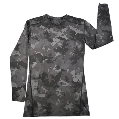 Tca®Grey Compression Top Camo-L