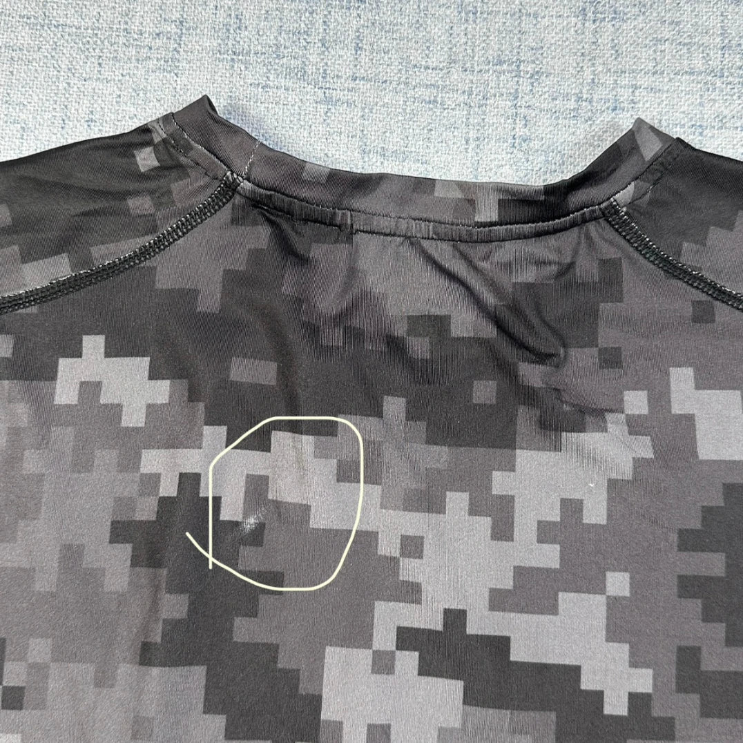 Tca®Grey Compression Top Camo-L