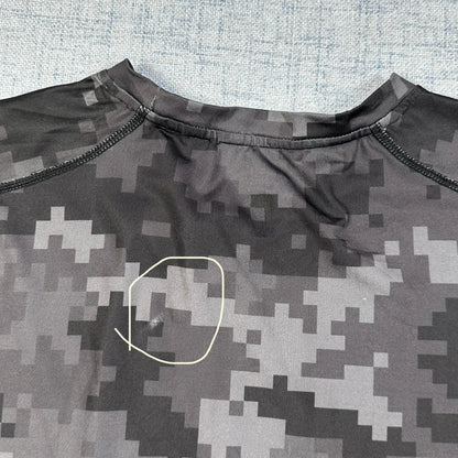Tca®Grey Compression Top Camo-L