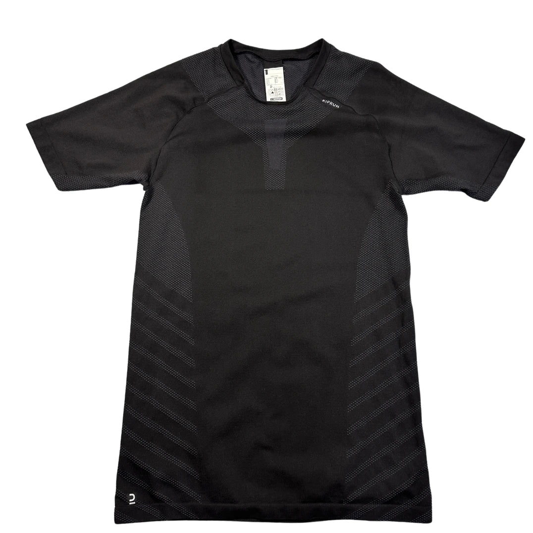 Kiprun® Black Running T Shirt-M
