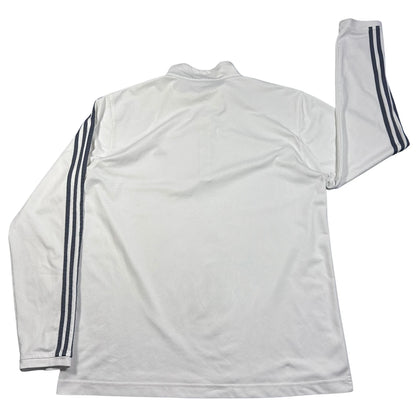 Adidas® White Quarter Zip Top-XL