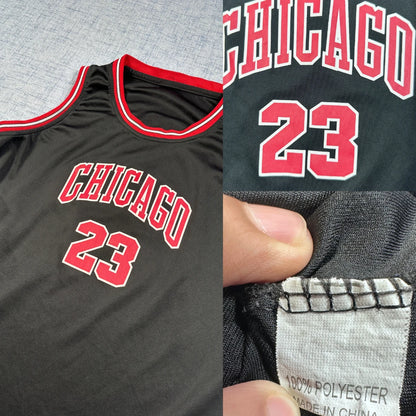 Unbranded Black Basketball Jersey 23-L