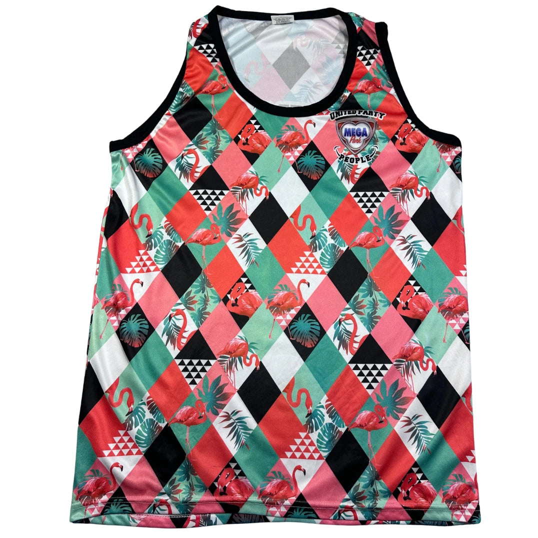 Mega Park® Multicolor Tank Top-XL