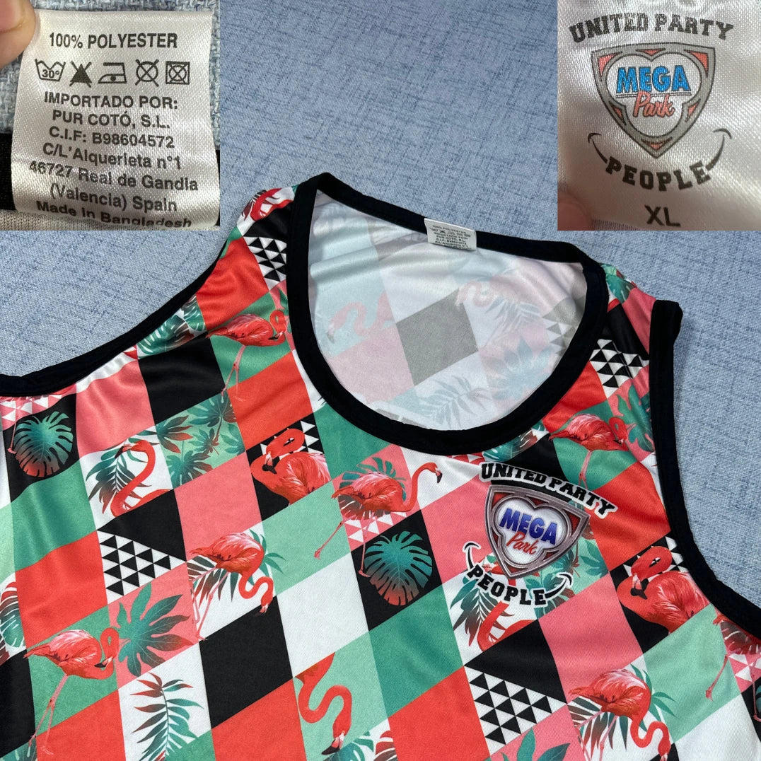 Mega Park® Multicolor Tank Top-XL