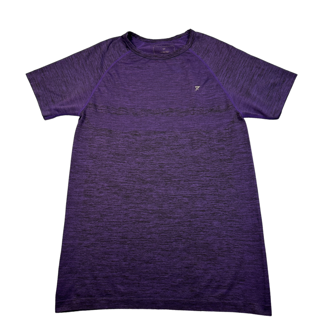 Work Out® Purple Athletic T Shirt-M