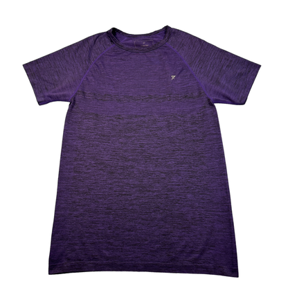 Work Out® Purple Athletic T Shirt-M