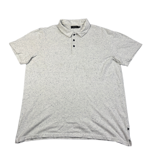 Matinique® White Polo Shirt Speckled-2XL