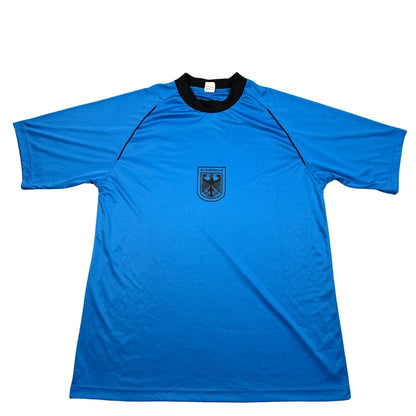 Unbranded Blue Sports T Shirt Crest-L