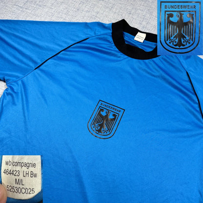 Unbranded Blue Sports T Shirt Crest-L