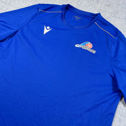 Macron® Blue Sports T Shirt Team