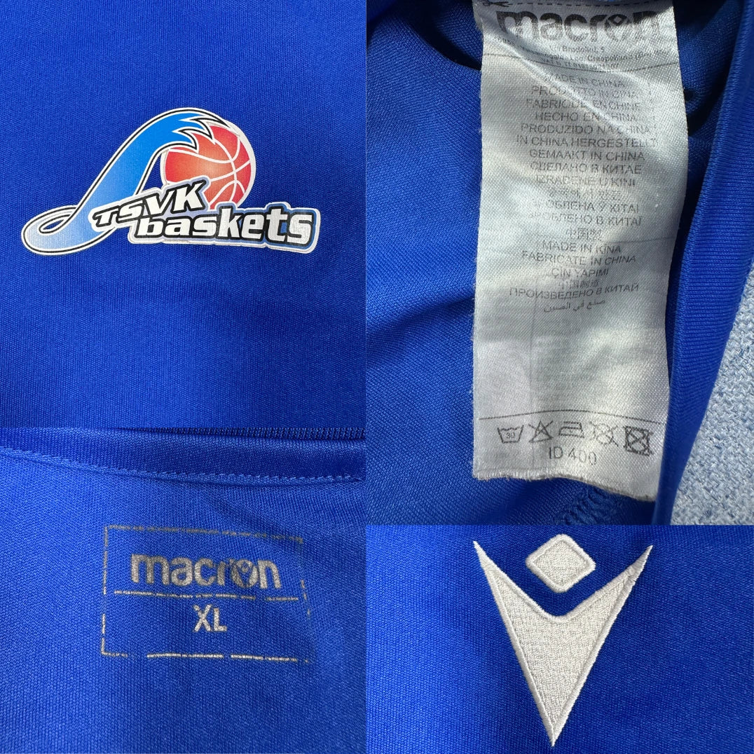 Macron® Blue Sports T Shirt Team