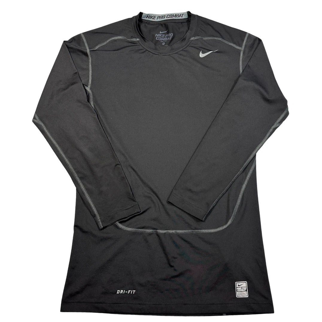 Nike® Black Pro Combat Compression Top-XL