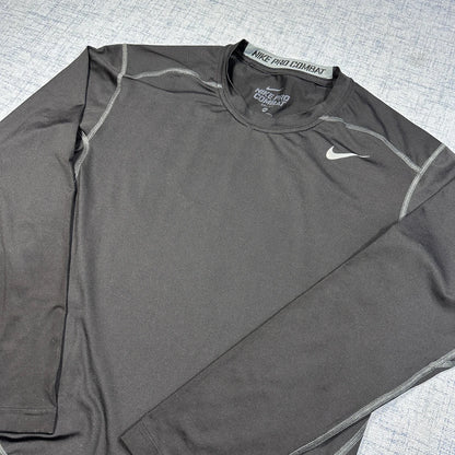 Nike® Black Pro Combat Compression Top-XL