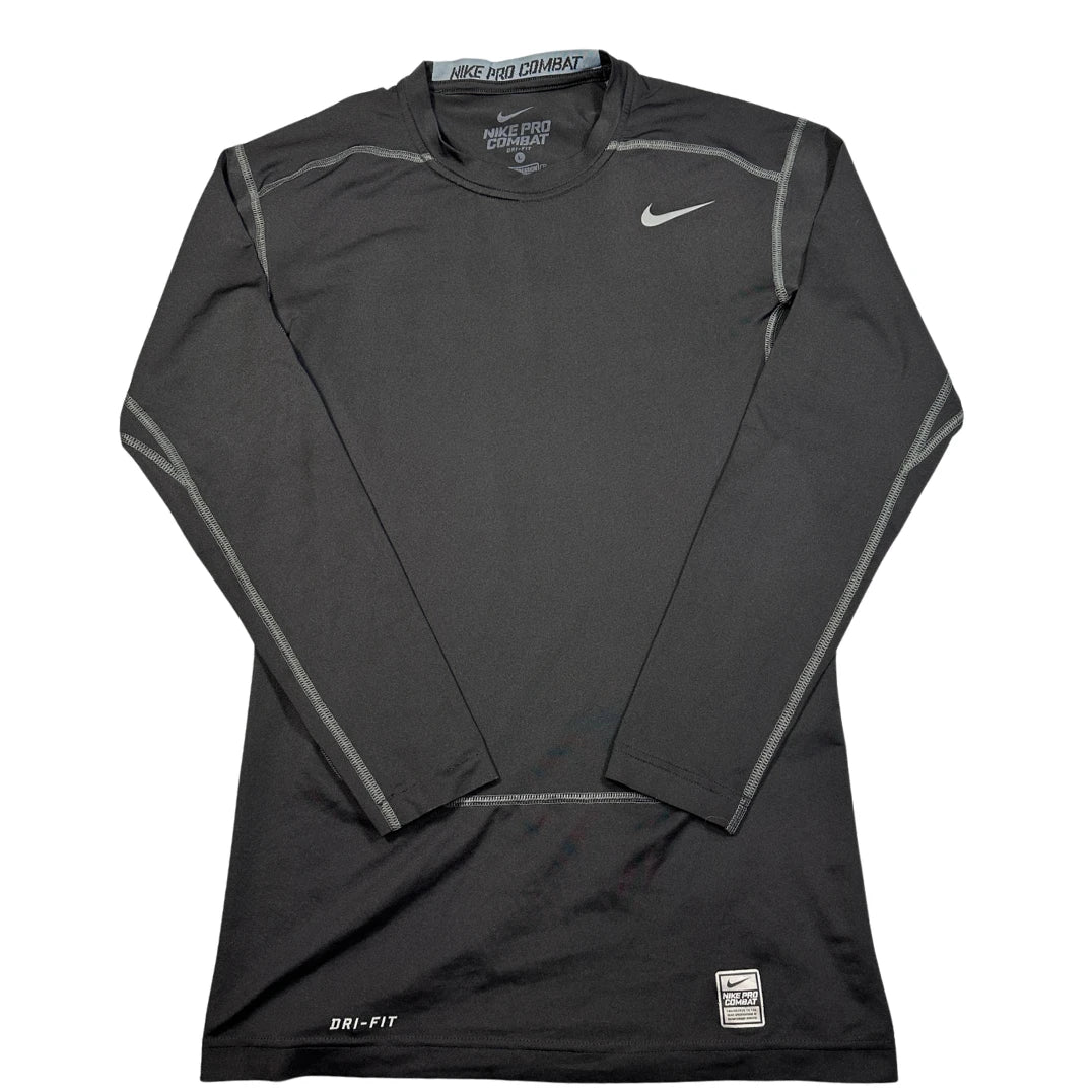 Nike® Black Compression Shirt Dri Fit-L