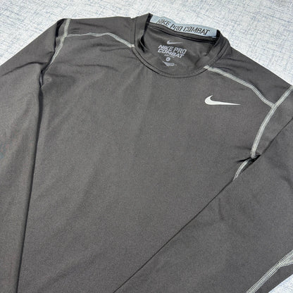 Nike® Black Compression Shirt Dri Fit-L