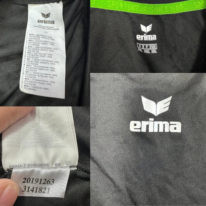 Erima® Black Sports Shirt Long Sleeve-2XL