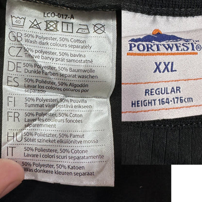 Portwest Black Thermal Long Sleeve Top-XXL