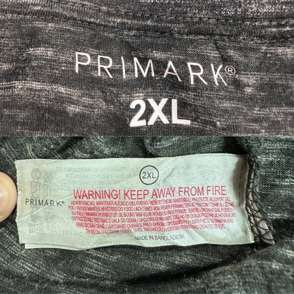Primark Grey Pocket Long Sleeve Tee-2XL
