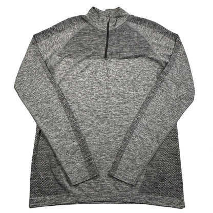 Herren® Grey Quarter-Zip Performance Top-M