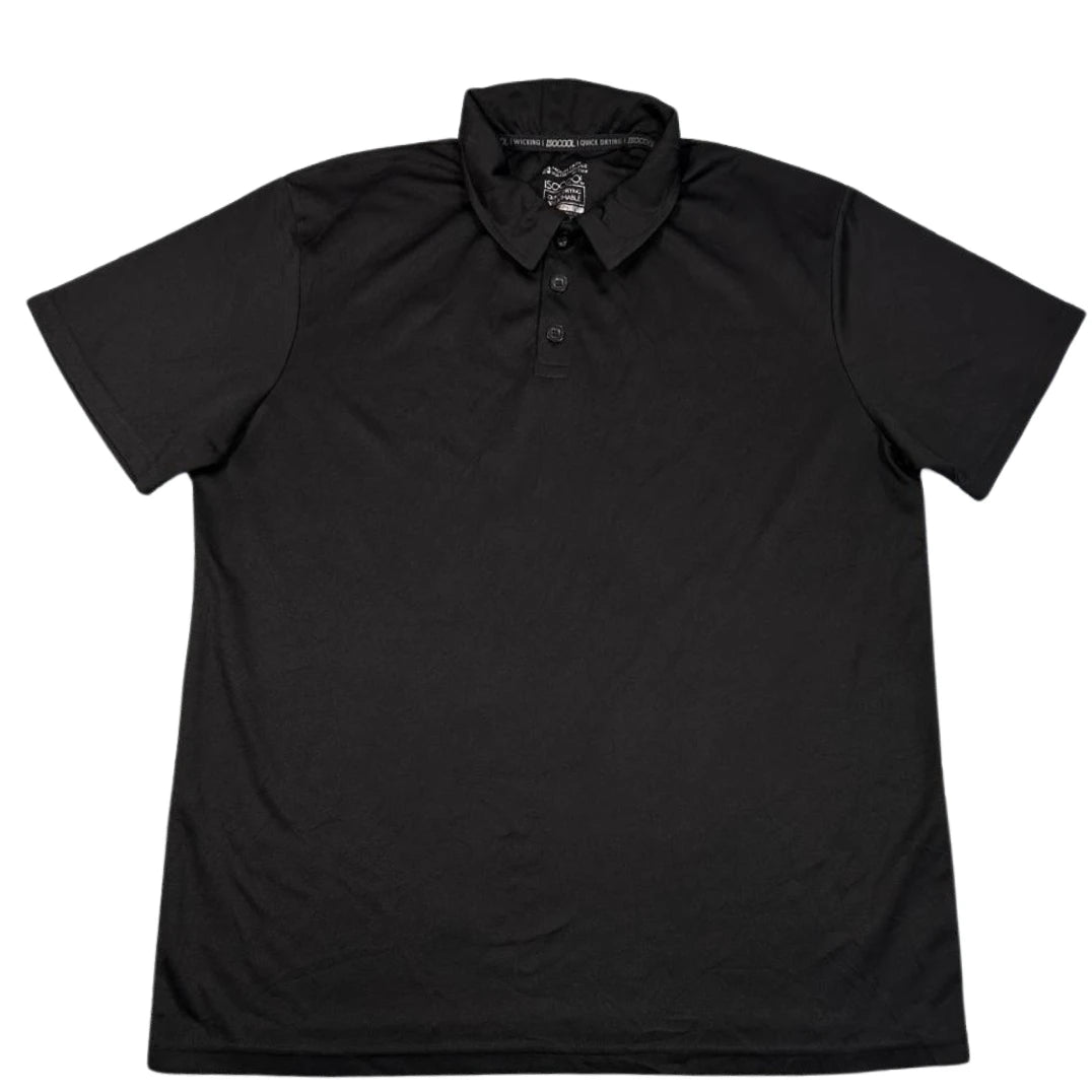 Mountain Warehouse Black Isocool Polo Shirt
