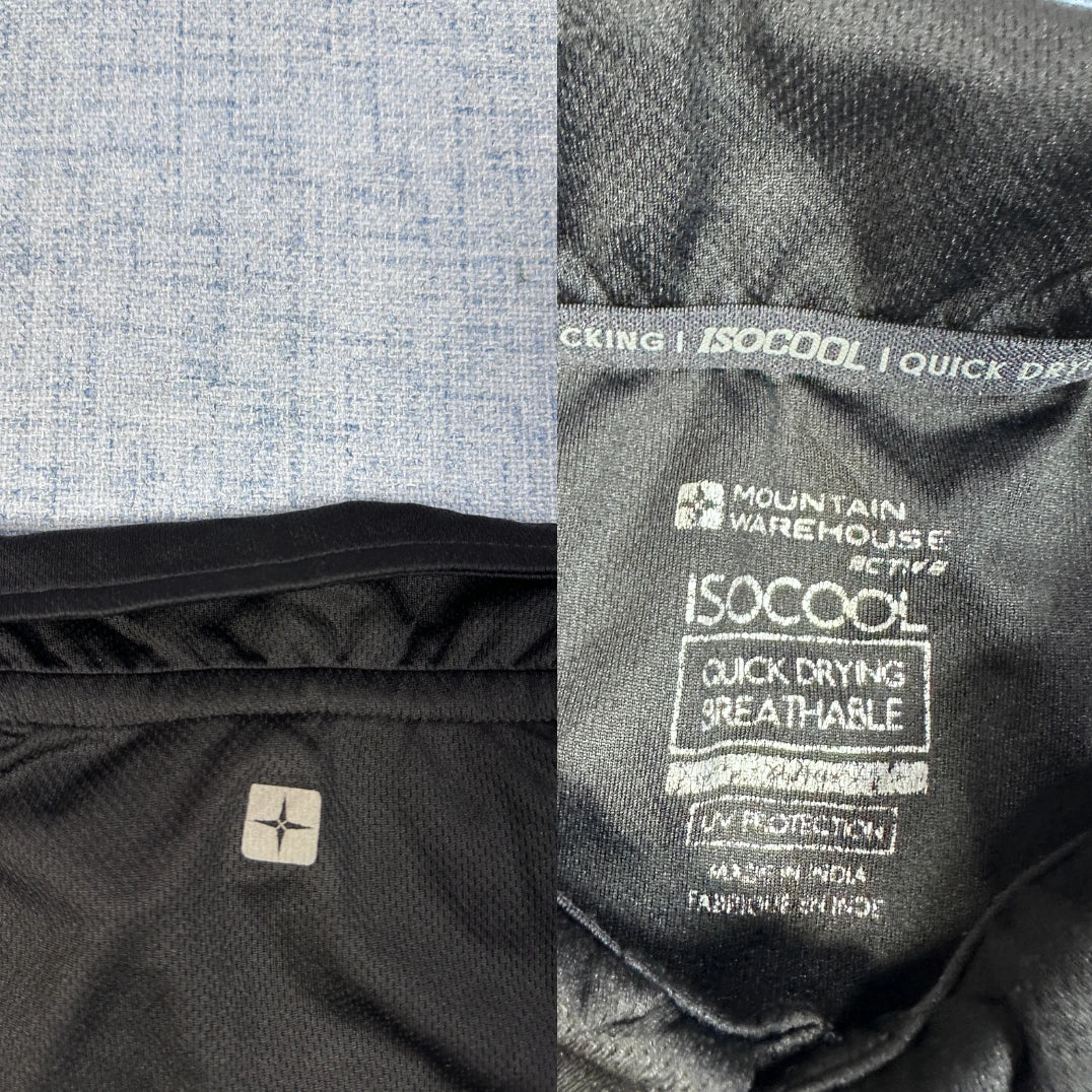 Mountain Warehouse Black Isocool Polo Shirt