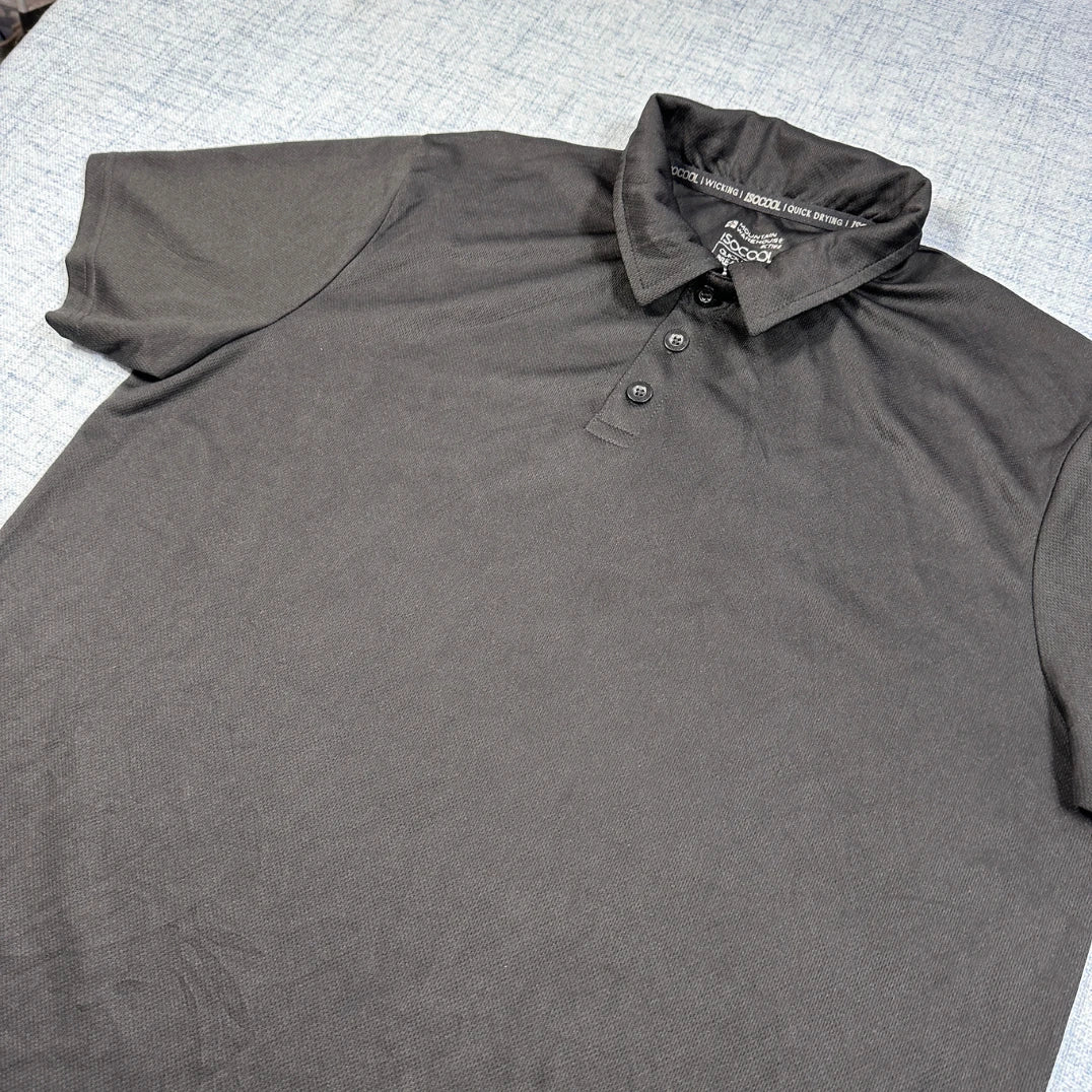 Mountain Warehouse Black Isocool Polo Shirt