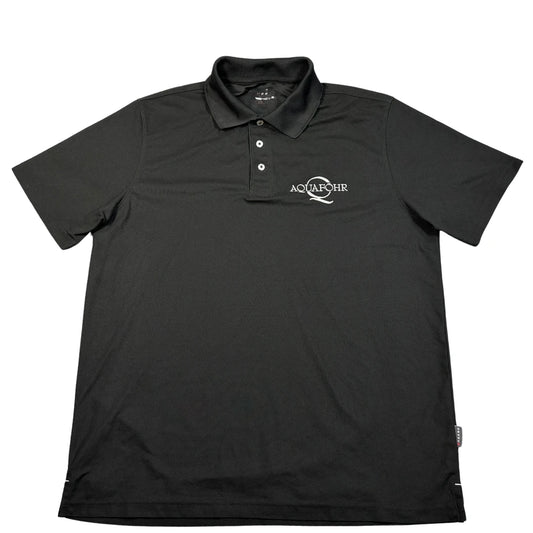 Aquaföhr Black Performance Polo Shirt-L