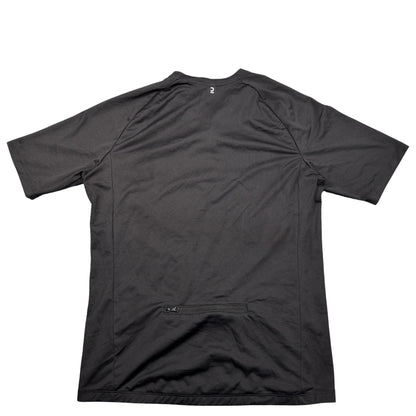 Triban Black Quarter Zip Cycling Jersey-L