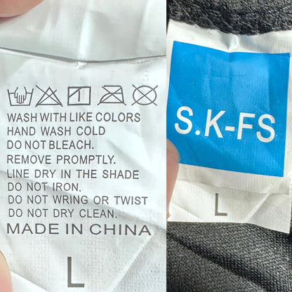 S.K-FS Black Crew Neck Tee-L