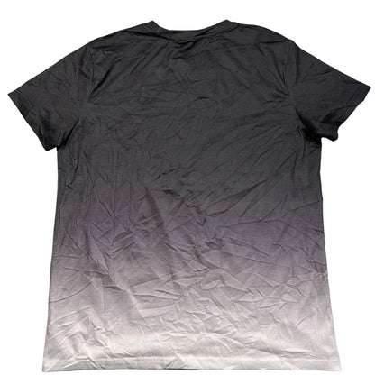 Manfinity Black to White Ombre Tee-S