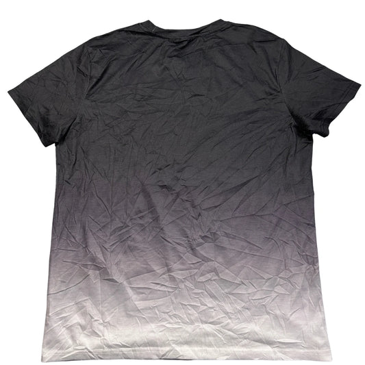 Manfinity Black to White Ombre Tee-S