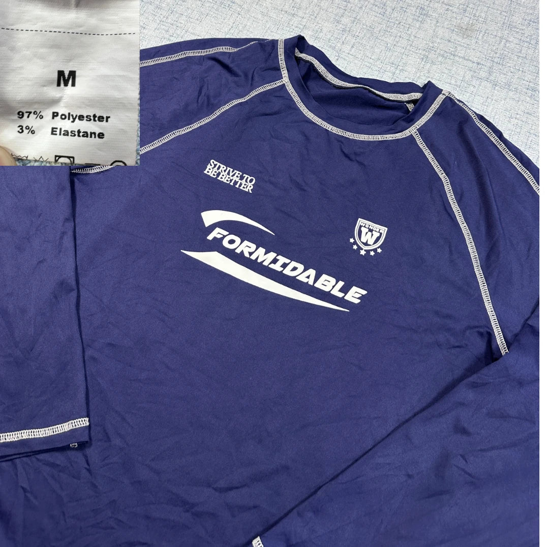 Wonder Formidable Navy Long Sleeve Jersey-M