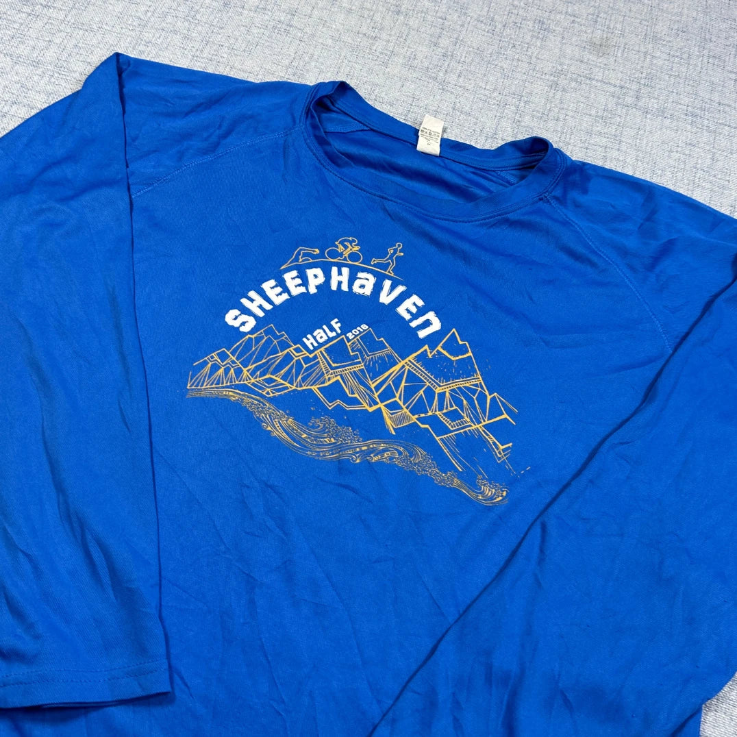 Roly Blue Sheephaven Half 2018 Long Sleeve Jersey-L