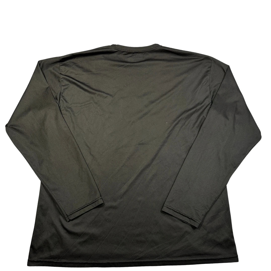 A4 Black Jay Peak Ice Haus Long Sleeve Jersey-L