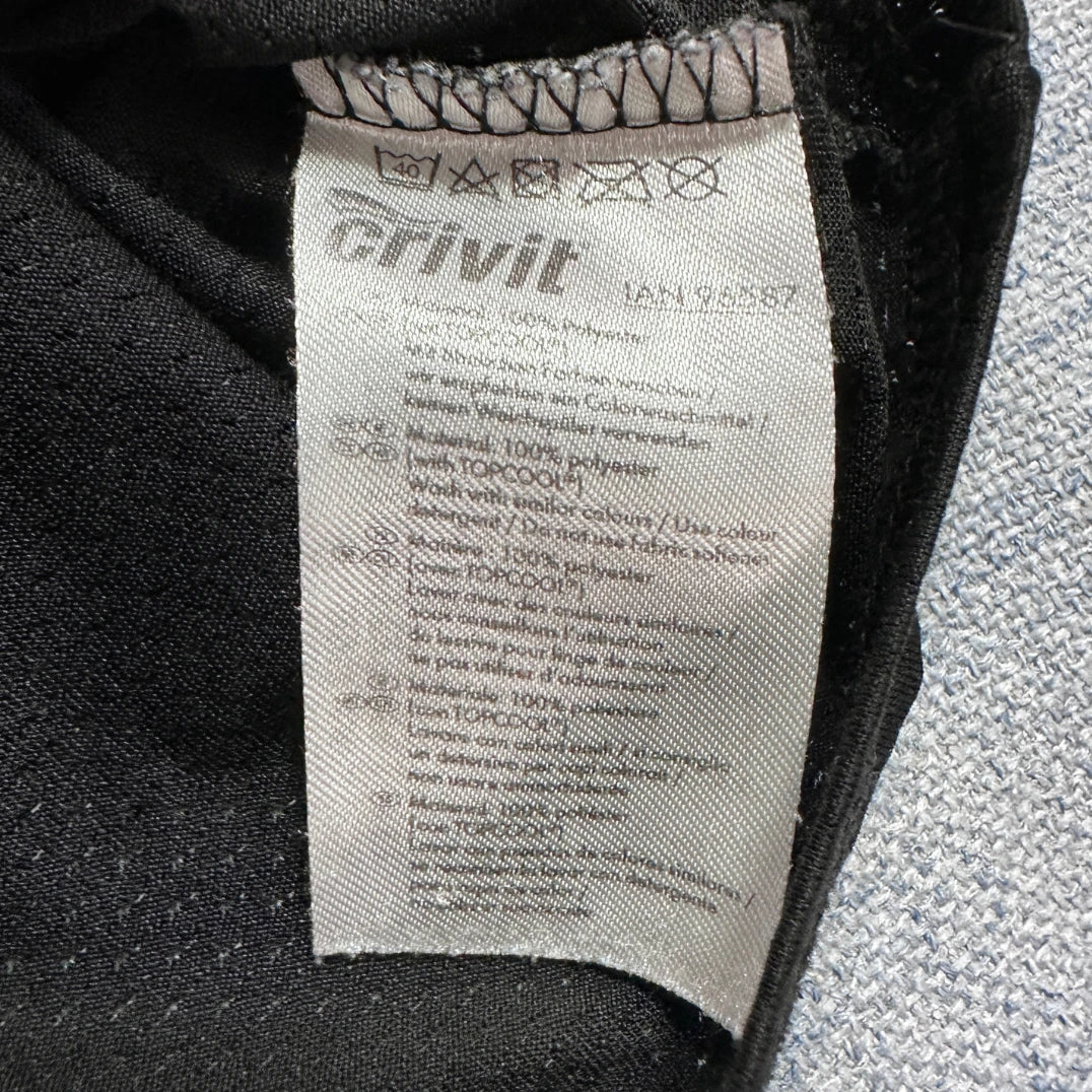 Crivit® Black Sports T Shirt Mesh