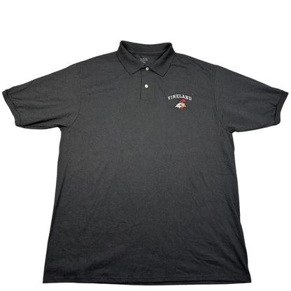 Jerzees® Charcoal Polo Shirt Embroidered-L